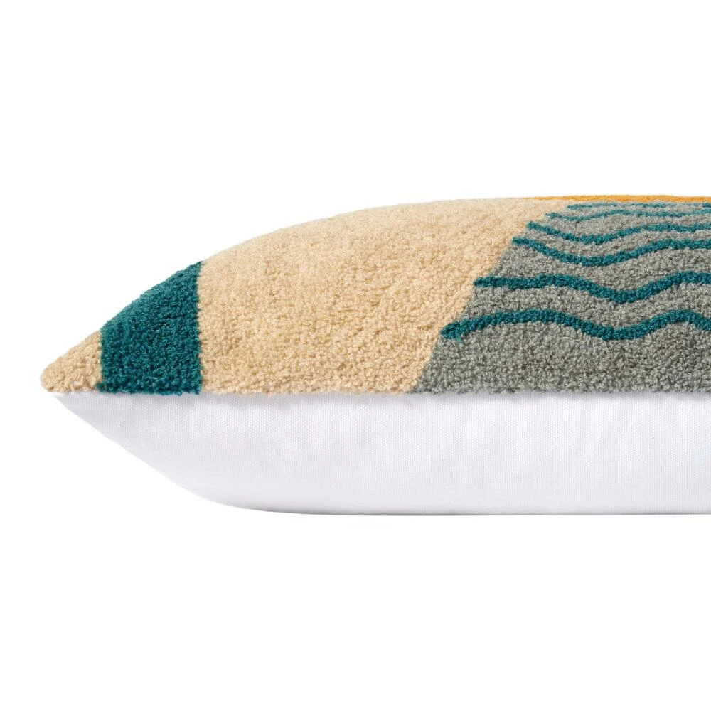 World Market Justina Blakeney Isla Pink and Teal Lumbar Pillow 3 World Market Justina Blakeney Isla Pink and Teal Lumbar Pillow - Image 3