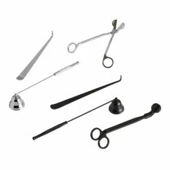 World Market Metal Candle Accessories 3 Piece Set