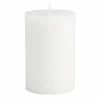 World Market 4x6 White Unscented Pillar Candle
