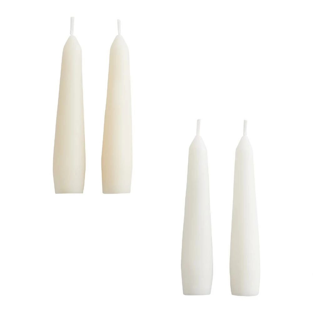 World Market 2 Pack Mini Unscented Taper Candles Set of 2 1 World Market 2 Pack Mini Unscented Taper Candles Set of 2