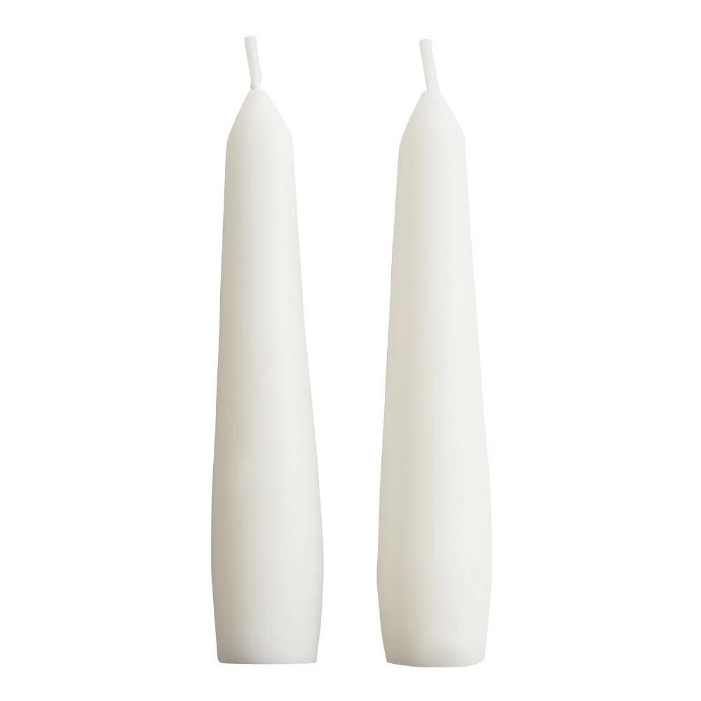 World Market 2 Pack Mini Unscented Taper Candles Set of 2 2 World Market 2 Pack Mini Unscented Taper Candles Set of 2 - Image 2