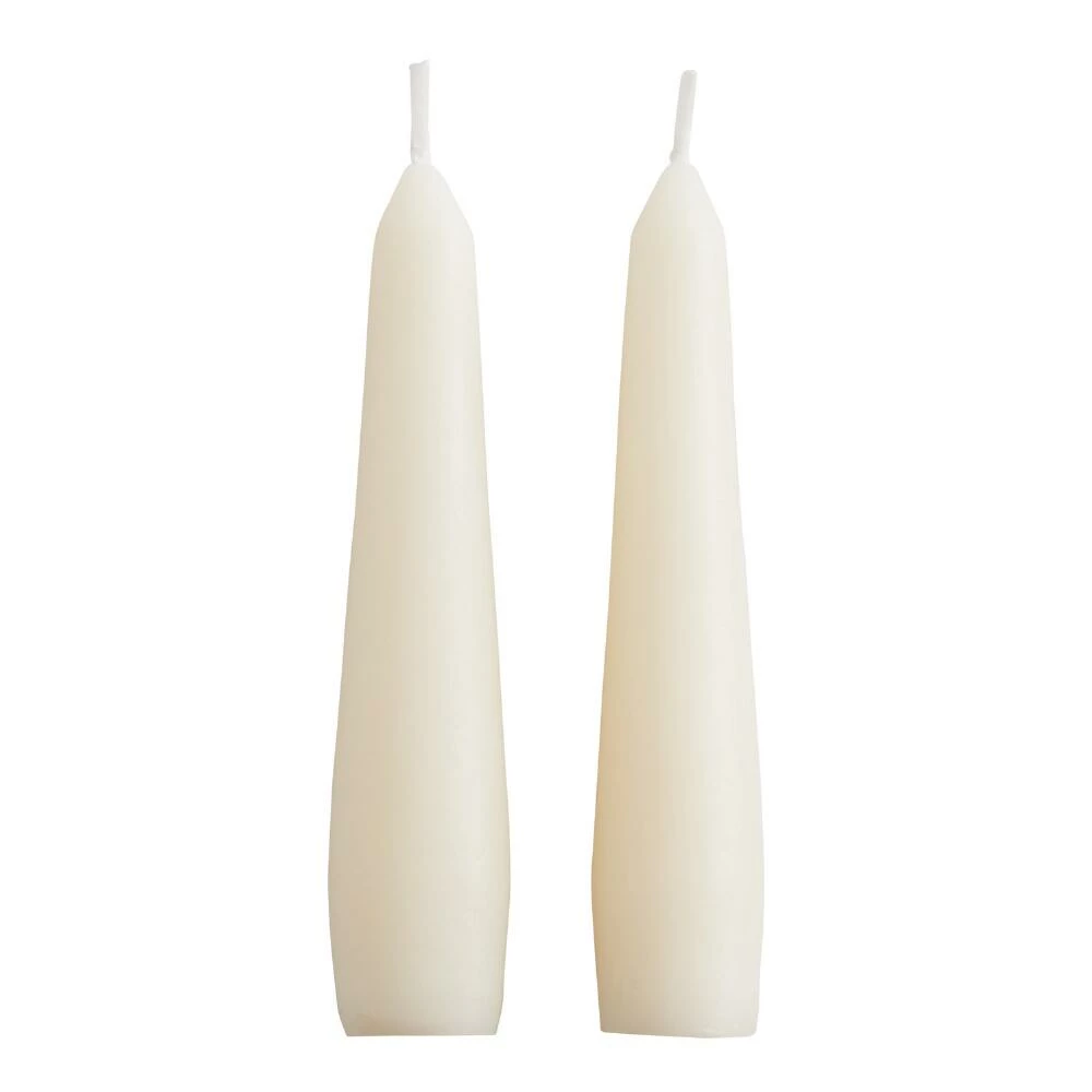 World Market 2 Pack Mini Unscented Taper Candles Set of 2 3 World Market 2 Pack Mini Unscented Taper Candles Set of 2 - Image 3