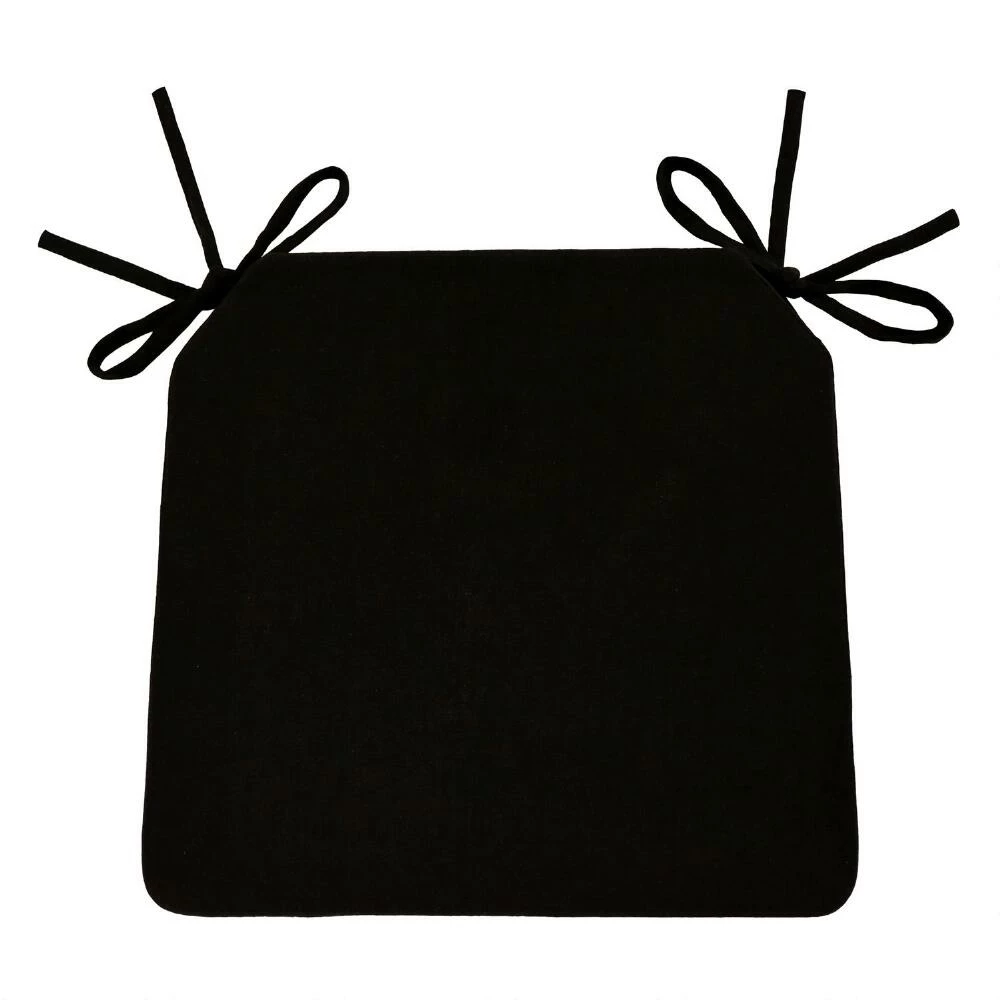 World Market Black Bistro Chair Cushion 1 World Market Black Bistro Chair Cushion