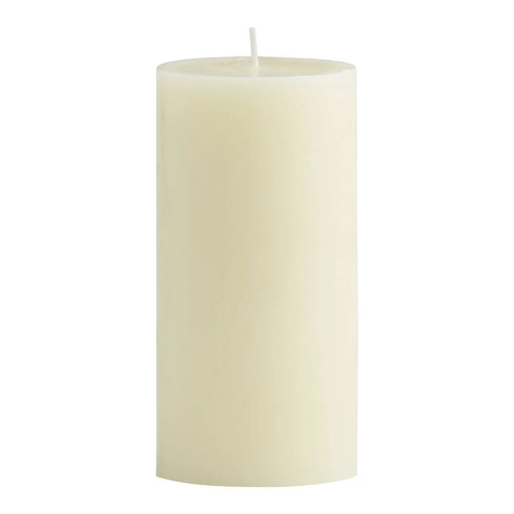 World Market 3x6 Ivory Unscented Pillar Candle 1 World Market 3x6 Ivory Unscented Pillar Candle