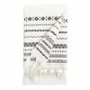 World Market Zohra Ivory And Black Geo Stripe Hand Towel
