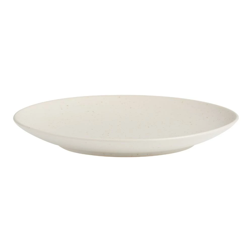 World Market Flekk Cream Speckled Salad Plate 2 World Market Flekk Cream Speckled Salad Plate - Image 2