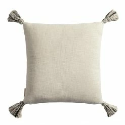 World Market Ivory Embroidered Abstract Face Throw Pillow -Decor & Pillows Sales Store unnamed file 20