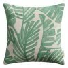 World Market Jakarta Palm Green and Ivory Indoor Outdoor Throw Pillow