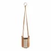 World Market Faux Leather Strap Plant Hanger
