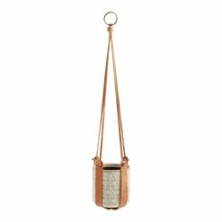 World Market Faux Leather Strap Plant Hanger