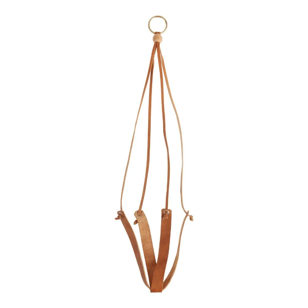 World Market Faux Leather Strap Plant Hanger 2 World Market Faux Leather Strap Plant Hanger - Image 2