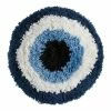 World Market Round Tufted Evil Eye Indoor Outdoor Throw Pillow