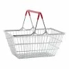 World Market Mini Metal Shopping Basket Tabletop Decor