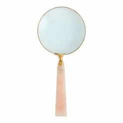 World Market Pink Lucite Magnifying Glass