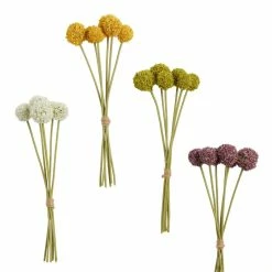 World Market Mini Faux Spring Allium Bunches Set Of 4