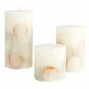 World Market Citrus and Rosemary Botanical Inclusion Pillar Candle