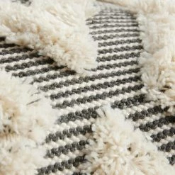 World Market Black And Ivory Moroccan Geometric Shag Pouf 8 World Market Black And Ivory Moroccan Geometric Shag Pouf -Decor & Pillows Sales Store unnamed file 2078