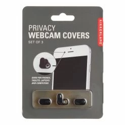 World Market Kikkerland Black Privacy Webcam Covers 3 Pack