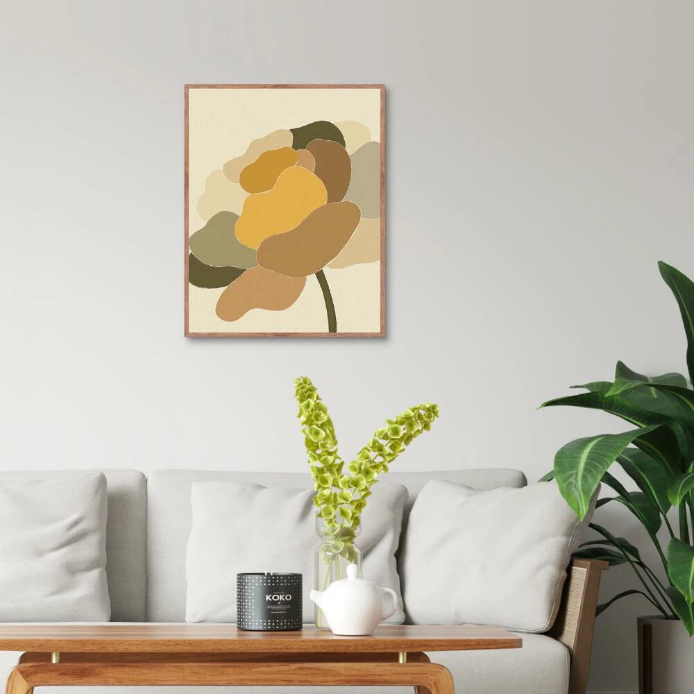 World Market Pastel Peony by Alisa Galitsyna Framed Canvas Wall Art 2 World Market Pastel Peony by Alisa Galitsyna Framed Canvas Wall Art - Image 2