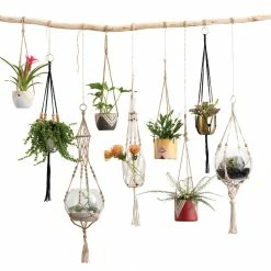 World Market Natural Bead Macrame Plant Hanger -Decor & Pillows Sales Store unnamed file 2172
