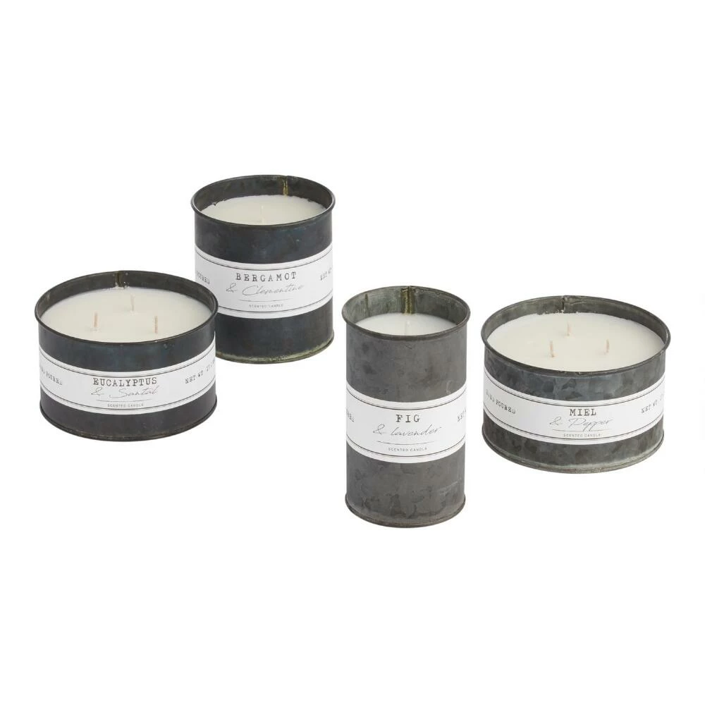 World Market Fig & Lavender Antique Oil Tin Scented Candle 2 World Market Fig & Lavender Antique Oil Tin Scented Candle - Image 2