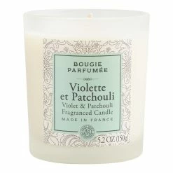 World Market Violet & Patchouli Bougie Parfumee Scented Candle