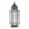 World Market Latika Tall Antique Zinc Tabletop Candle Lantern