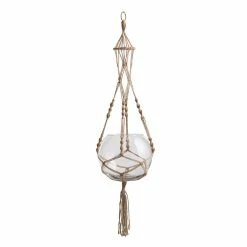 World Market Natural Jute Macrame Plant Hanger