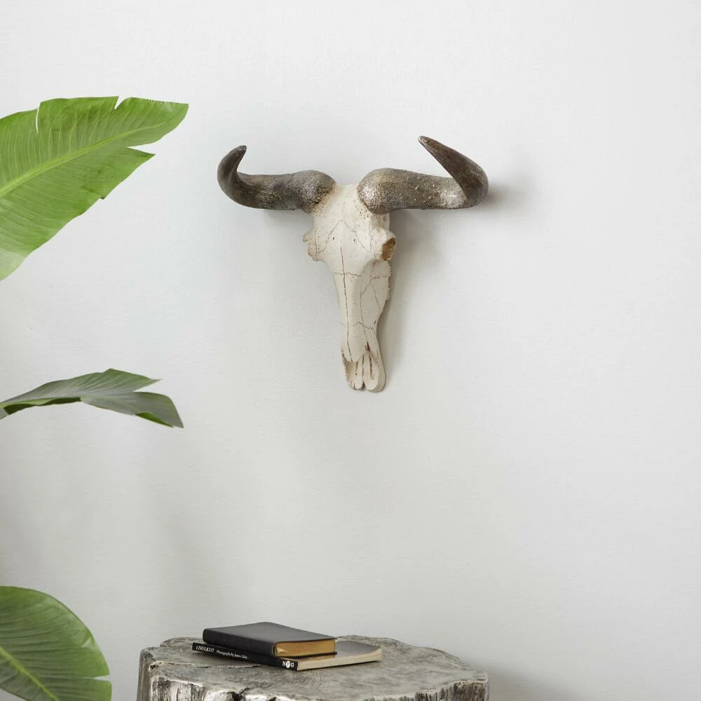 World Market Faux Steer Skull Wall Decor 2 World Market Faux Steer Skull Wall Decor - Image 2