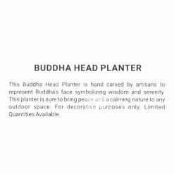 World Market CRAFT Buddha Head Outdoor Planter -Decor & Pillows Sales Store unnamed file 223