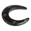 World Market Black Kisii Soapstone Crescent Moon Decor
