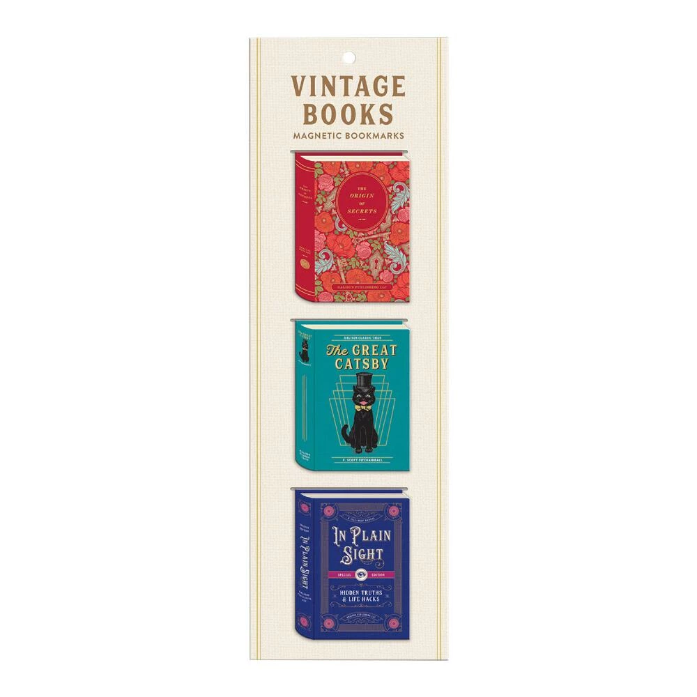 World Market Vintage Book Magnetic Bookmarks 3 Pack 1 World Market Vintage Book Magnetic Bookmarks 3 Pack
