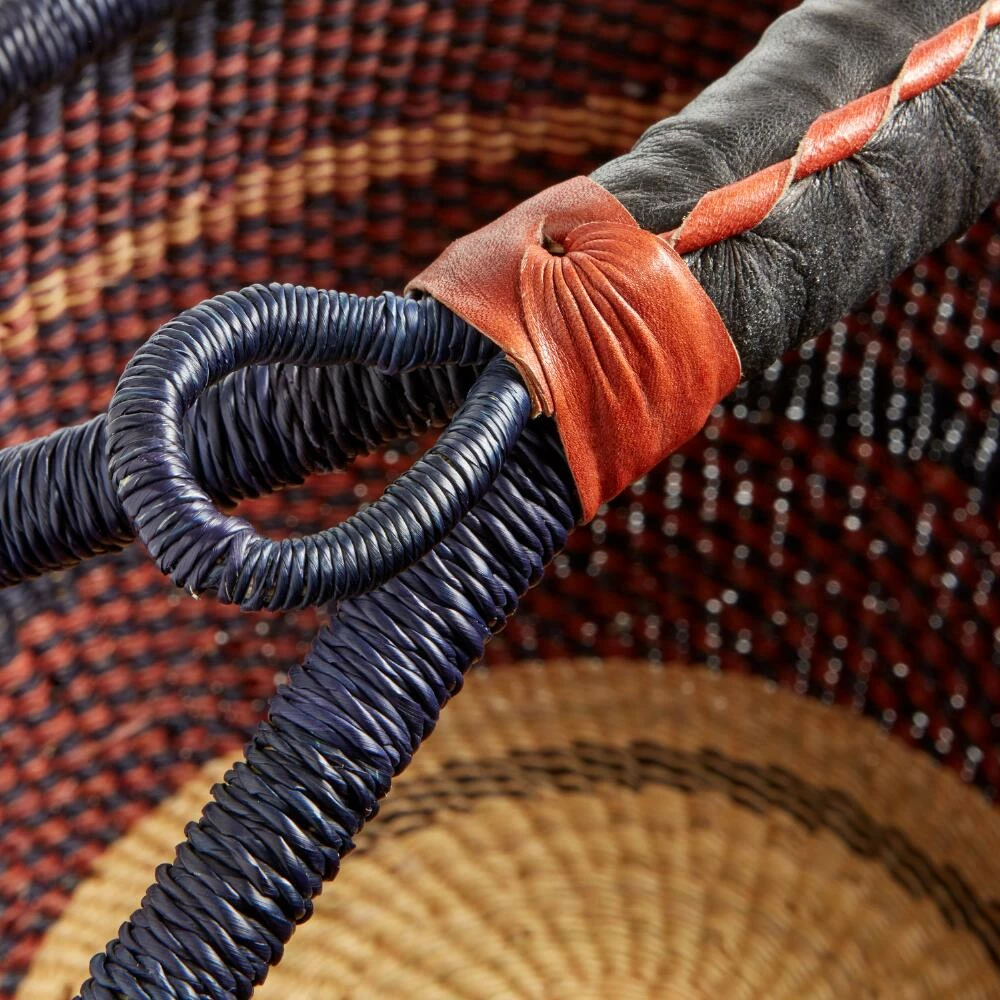 World Market Ayeya Handmade Bolga Basket 2 World Market Ayeya Handmade Bolga Basket - Image 2