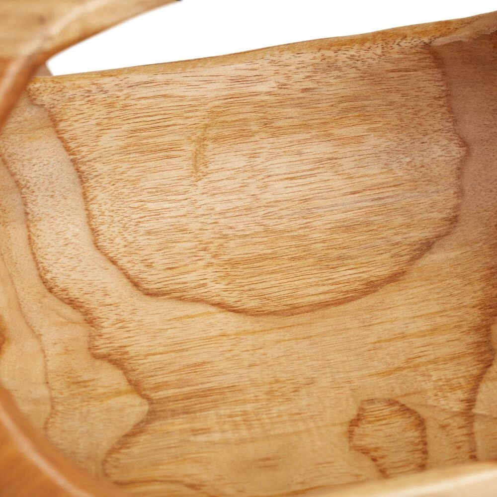 World Market CRAFT Teak Wood Bowl Decor 3 World Market CRAFT Teak Wood Bowl Decor - Image 3