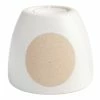 World Market White and Natural Modern Tealight Candle Holder