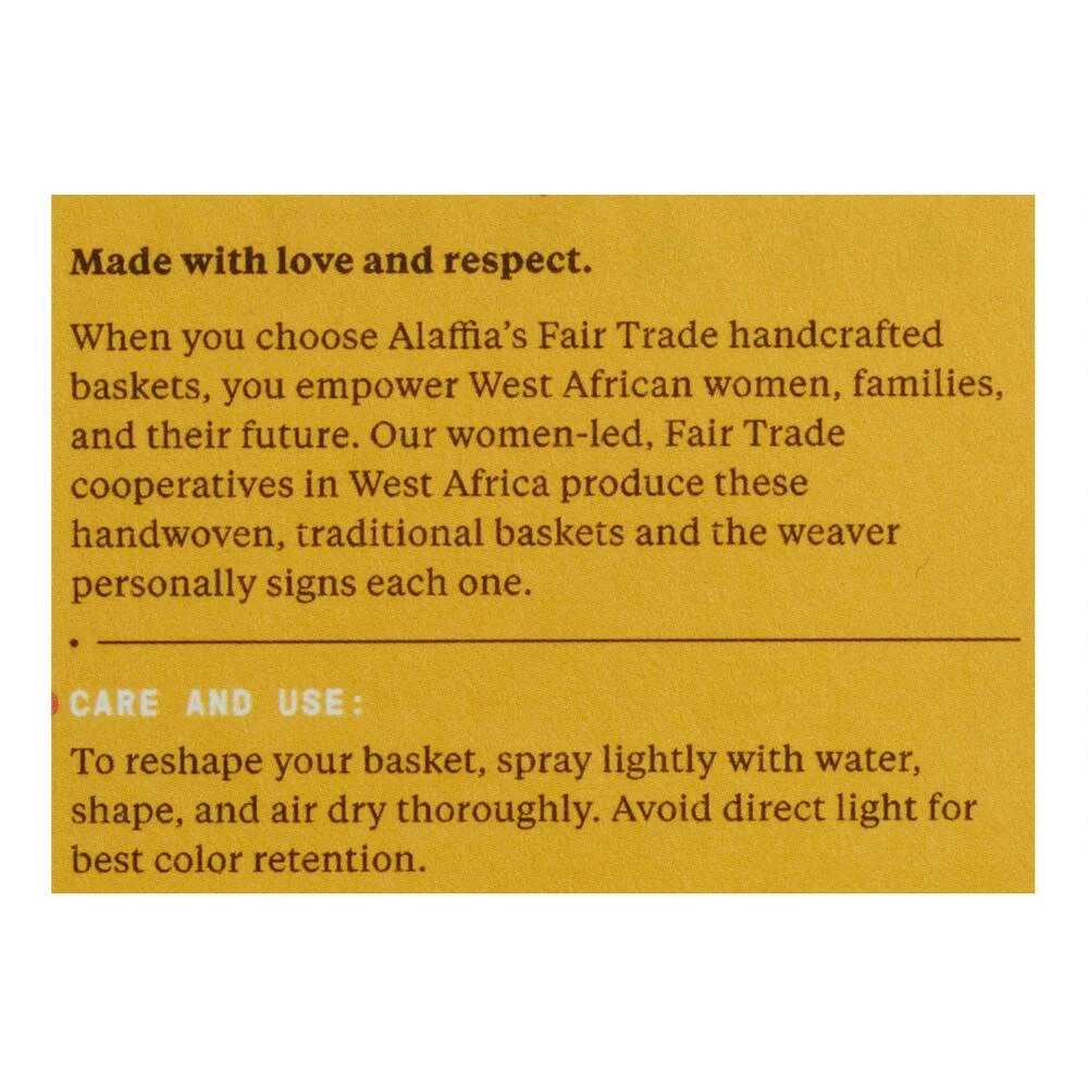 World Market Ayeya Handmade Bolga Basket 5 World Market Ayeya Handmade Bolga Basket - Image 5