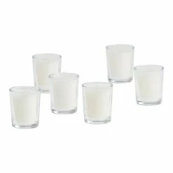 World Market Clear Glass Votive Candle Holder Set Of 6