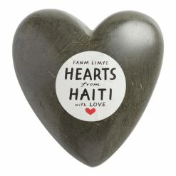 World Market Sandstone Hearts From Haiti