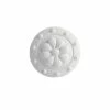 World Market White Ceramic Floral Knobs Set of 2