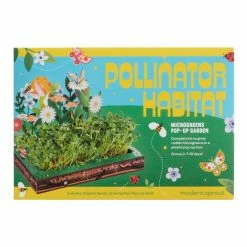 World Market Modern Sprout Pollinator Habitat Pop Up Microgreens Grow Kit