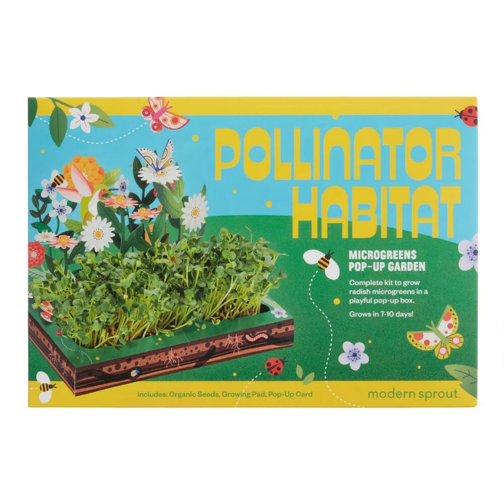 World Market Modern Sprout Pollinator Habitat Pop Up Microgreens Grow Kit 1 World Market Modern Sprout Pollinator Habitat Pop Up Microgreens Grow Kit