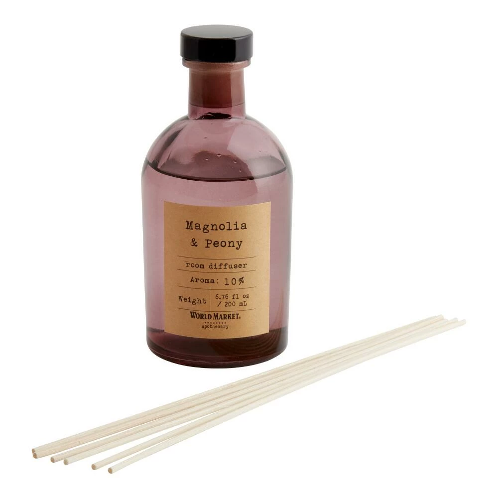 World Market Apothecary Magnolia Peony Reed Diffuser 1 World Market Apothecary Magnolia Peony Reed Diffuser