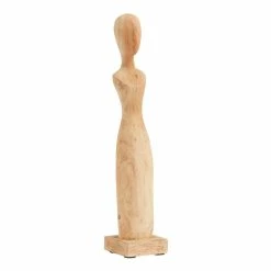 World Market Small CRAFT Hand Carved Female Figure Decor