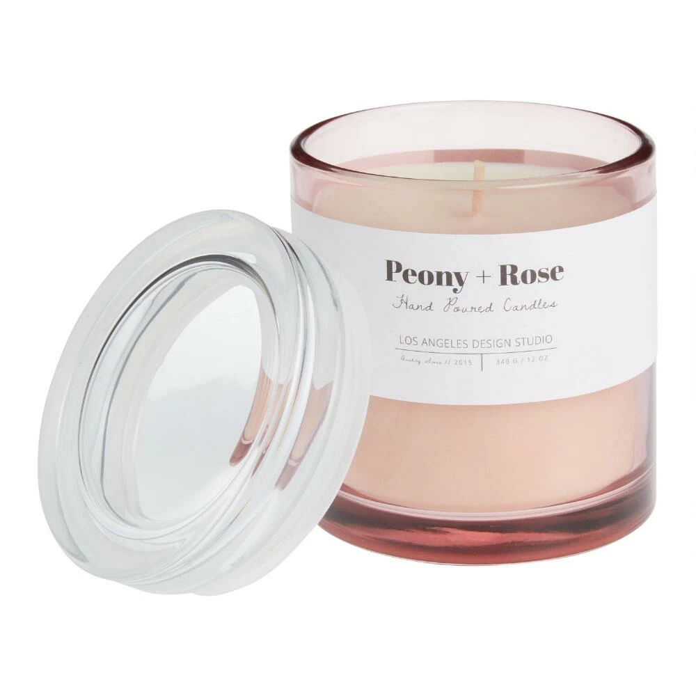 World Market Spring Spa Peony and Rose Scented Candle 1 World Market Spring Spa Peony and Rose Scented Candle