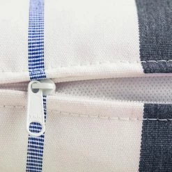 World Market Sunbrella Navy Stripe Gusseted Outdoor Chair Cushion -Decor & Pillows Sales Store unnamed file 2485