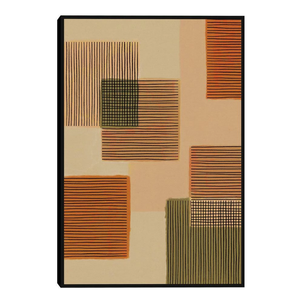 World Market Geo Patchwork II by Alisa Galitsyna Framed Canvas Wall Art 1 World Market Geo Patchwork II by Alisa Galitsyna Framed Canvas Wall Art