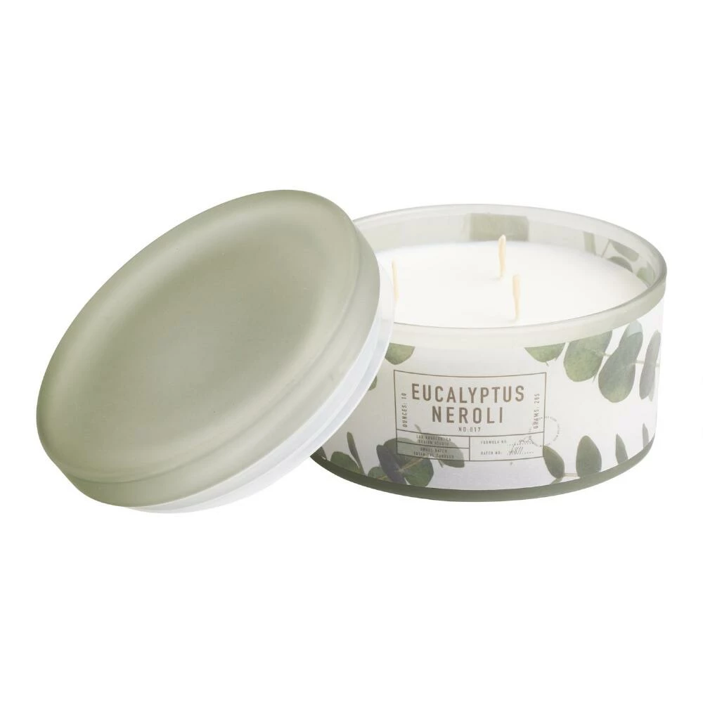 World Market Small Eucalyptus and Neroli 3 Wick Scented Candle 1 World Market Small Eucalyptus and Neroli 3 Wick Scented Candle