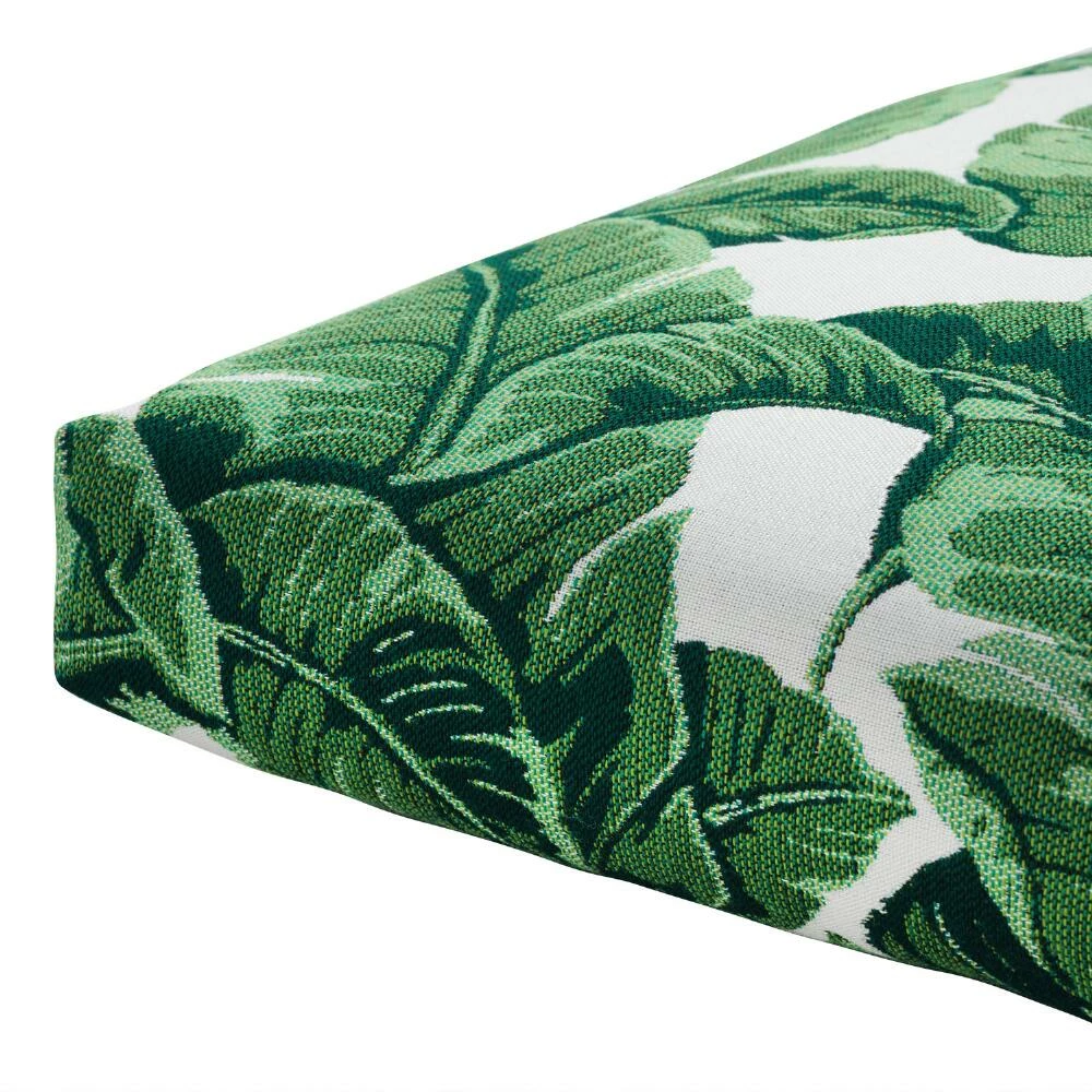 World Market Sunbrella Tropical Leaf Outdoor Chair Cushion 2 World Market Sunbrella Tropical Leaf Outdoor Chair Cushion - Image 2