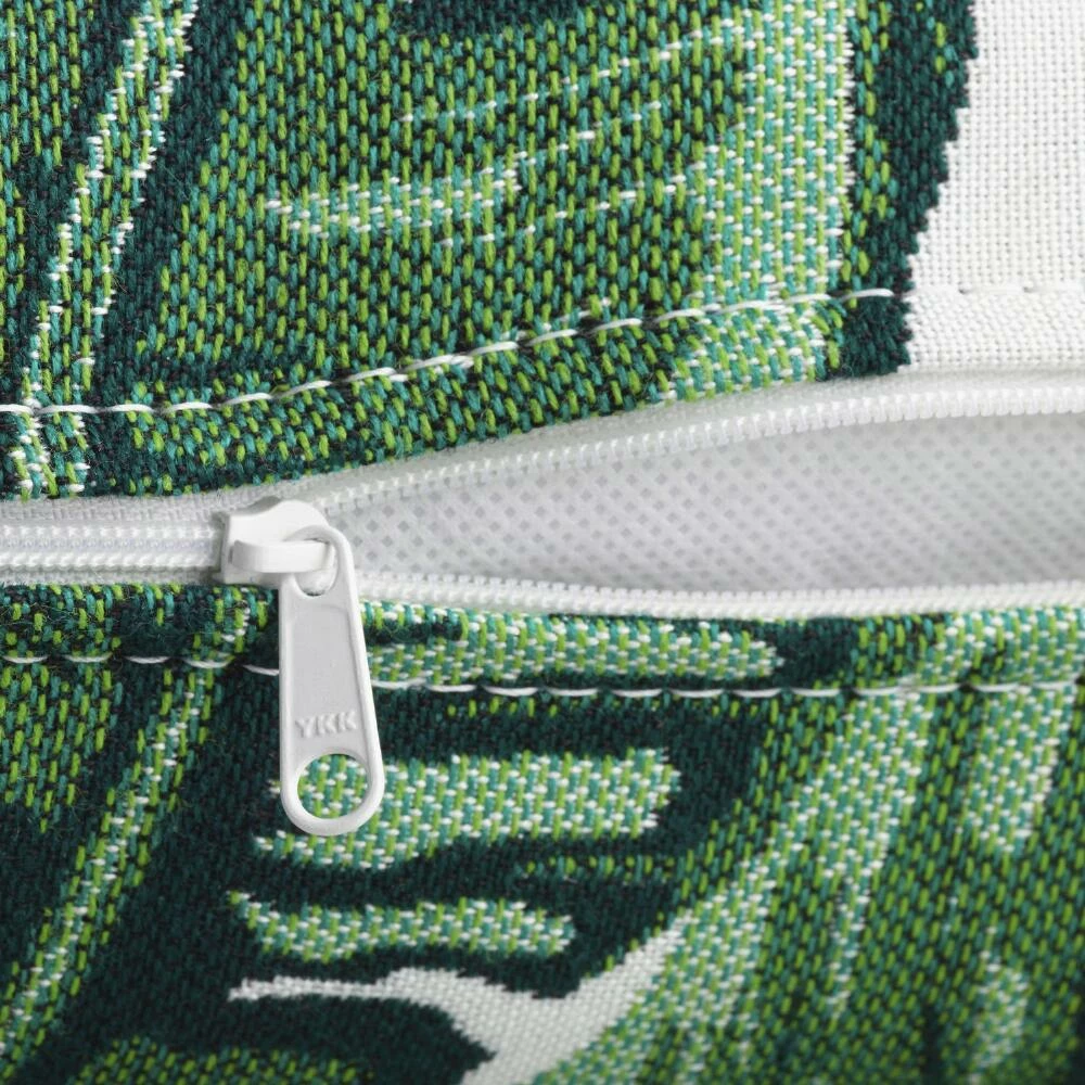 World Market Sunbrella Tropical Leaf Outdoor Chair Cushion 3 World Market Sunbrella Tropical Leaf Outdoor Chair Cushion - Image 3