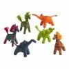 World Market Raffia Elephants and Giraffes Set of 6